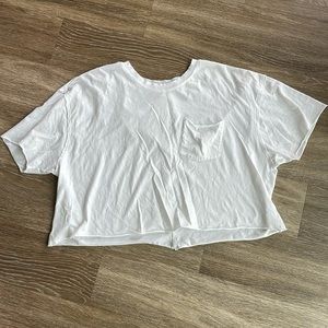 Free People Oversized Pocket Tee